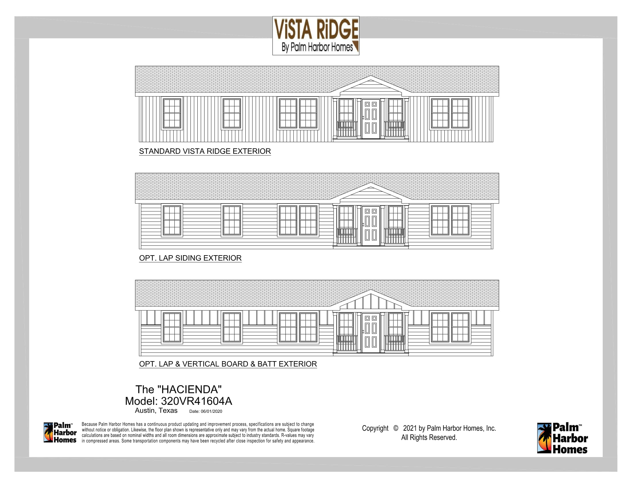 Vista Ridge / The Hacienda 320VR41604A by Palm Harbor Village of Mesquite